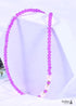 Boho Necklace, Seed Bead Choker, Crystal Pearl